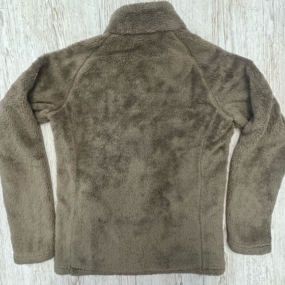 Marmot Furry Fleece Full Zip Jacket Tan/ Taupe Brown Tone S - Picture 3 of 14